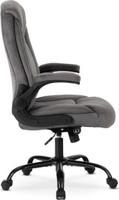 Fotel Biurowy COMFORT Obrotowy Szary Nowoczesny