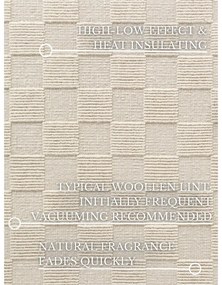 Kremowy wełniany dywan tkany ręcznie 120x170 cm Scala – Villeroy&amp;Boch