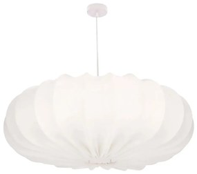 Nowoczesna lampa wisząca z abażurem w kolorze latte W5-E40