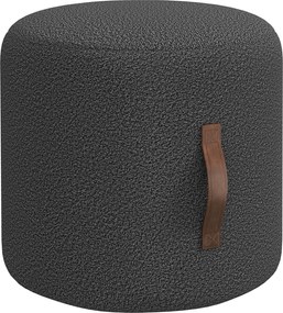 HOMCOM Sitzhocker Fußhocker, Polsterhocker, Ottomane z uchwytem, wykończenie w stylu aksamitu