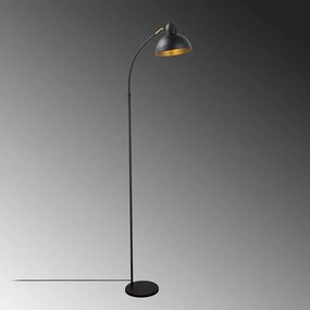 Lampa stojąca z metalowym kloszem (wysokość 162 cm) Varzan – Opviq lights