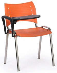 Plastikowy stolik zaokrąglony z podłokietnikiem do krzeseł konferencyjnych SMART, ISO, VIVA, SMILE