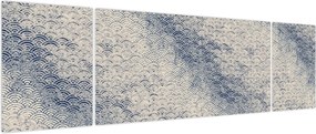 Obraz - Wzór fali (170x50 cm)