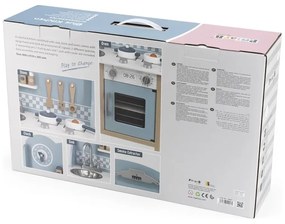 Viga polarb drewniana kuchnia z akcesoriami silver - blue