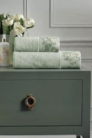 Podarunkowy zestaw ręczników NOSTALGIA, 2 szt Jasnozielony