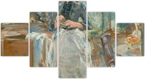 Obraz - Berthe Morisoti, In the Dining Room, reprodukcje (125x70 cm)