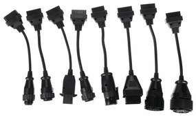 ixtol Zestaw przejściówek OBD-II do samochodówciężarowych MECHANIC CABLE SET 2, 8 szt.