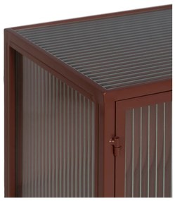 Ceglasta metalowa witryna 52x90 cm Harris – Ixia