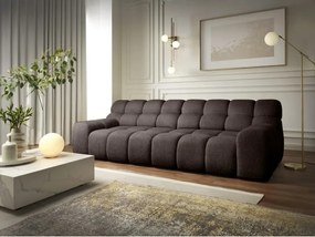 Sofa Kanapa CAMPILE 4 osobowa z elektryczną regulacją siedziska wolnostojąca w tkaninie EDEN 08 WERSAL