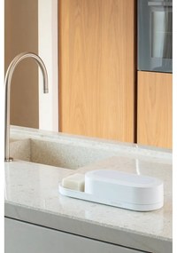 Biały plastikowy stojak na akcesoria do mycia naczyń SinkStyle – Brabantia