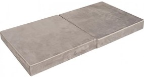 Velvet sofa dziecięca, szara - meowbaby®