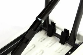 Komplet składany stół ogrodowy campingowy Garth 183 cm + 2 składane ławki