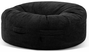 Czarny sztruksowy worek do siedzenia Roll 135 – SLOWDOWN