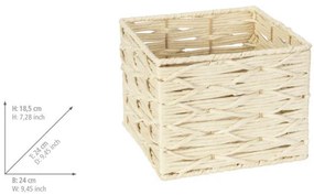 Kosz do przechowywania, 24 x 18,5 x 24 cm, Vabriano, WENKO