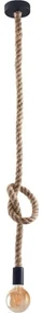 LED Żyrandol na lince ROPE 1xE27/8W/230V