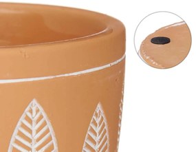 Osłonka na doniczkę z terakoty LEAVES