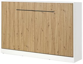 Półkotapczan otwierany dąb + czarny 120x200 P1-A28