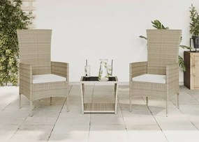 Beżowy zestaw mebli ogrodowych S4-T27