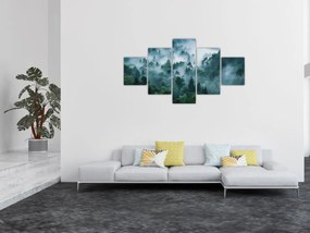 Obraz - Las we mgle (125x70 cm)