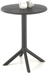 Czarny ażurowy stolik ogrodowy W2-L35
