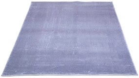 Dywan pluszowy Catwalk srebrny 120 cm x 160 cm