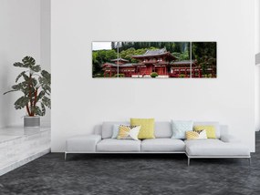 Obraz - klasztor buddyjski (170x50 cm)