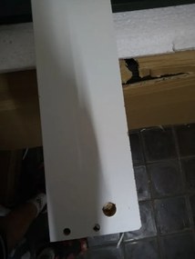 PROMOCJA Czarny stół jadalniany z białymi nogami MADO 120x80 II. gatunek