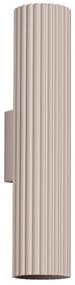 Kinkiet KARBON 30 taupe ryflowany SOLLUX  LIGHTING
