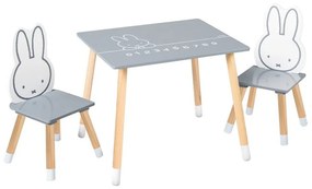 Zestaw mebli dla dzieci 3 szt. Miffy – Roba
