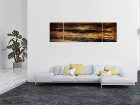 Obraz - Fale na wybrzeżu (170x50 cm)