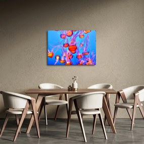 Obraz meduz w morzu (70x50 cm)