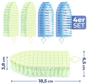 Elastyczna szczotka do czyszczenia, 4 sztuki, Maximex