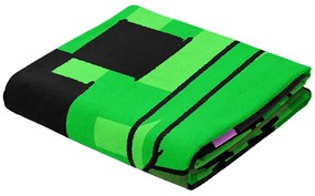 Carbotex Dziecięcy ręcznik kąpielowy Minecraft MobHead, 70 x 140 cm