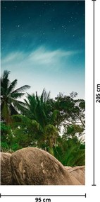 Fototapeta na drzwi - Palmy (95x205cm)