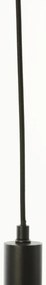 Szara lampa sufitowa z szklanym kloszem ø 21 cm Lekar – Light &amp; Living
