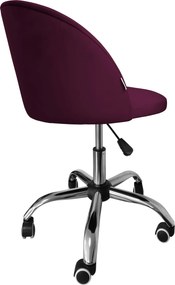 Fotel obrotowy COLIN krzesło biurowe fotel ergonomiczny do biurka : Kolor Stelaża - Chrom, Kolor tkaniny - VELVET - MG02, Typ siedziska - Siedzisko obrotowe 360°, Typ tkaniny - Velvet
