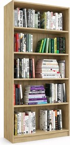 Duży regał na książki dąb sonoma P7-F16