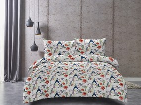 PrzytulneMieszkanie.pl PrzytulneMieszkanie.pl Pościel z mikrofibry TROCHILA biała Rozmiar pościeli: 70 x 80 cm | 140 x 200 cm