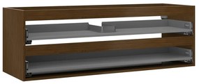 Mexen Box-A korpus szafki podumywalkowej 140 cm, 2 szuflady, orzech - 91AX0-1400-470-2-86