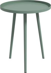 Outsunny Stolik pomocniczy, stolik kawowy, stół ogrodowy, stolik tarasowy do ogrodu, balkonu, ze stali, 40 x 40 x 50 cm, Zielony