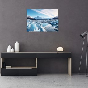 Obraz na szkle - Formacje lodowcowe (70x50 cm)