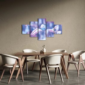 Obraz - Motyle zimą (125x70 cm)