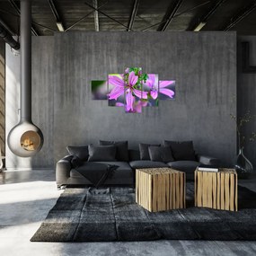Zbliżenie kwiatu (125x70 cm)