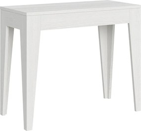 Konsola rozkładana 90x42/302 cm Isotta Frassino biała