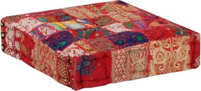 Kwadratowa pufa patchwork A8-R88