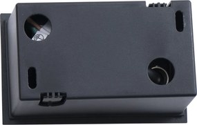 Nowoczesna Lampa Ścienna Wpuszczana Czarna 11.5cm z LED IP65 - Trem