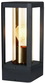 Czarny metalowy kinkiet zewnętrzny - 31X D161 G8-L55