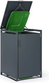 Wiata na pojemnik na odpady 240 l, 1160 x 695 x 800 mm