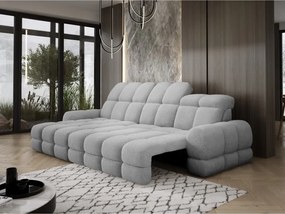 Narożnik TOLLO MINI S Lewostronny Elektryczna regulacja Bubble 06 kolor Jasny Szary WERSAL