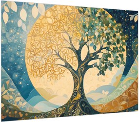 Obraz – Drzewo życia w księżycu (70x50 cm)